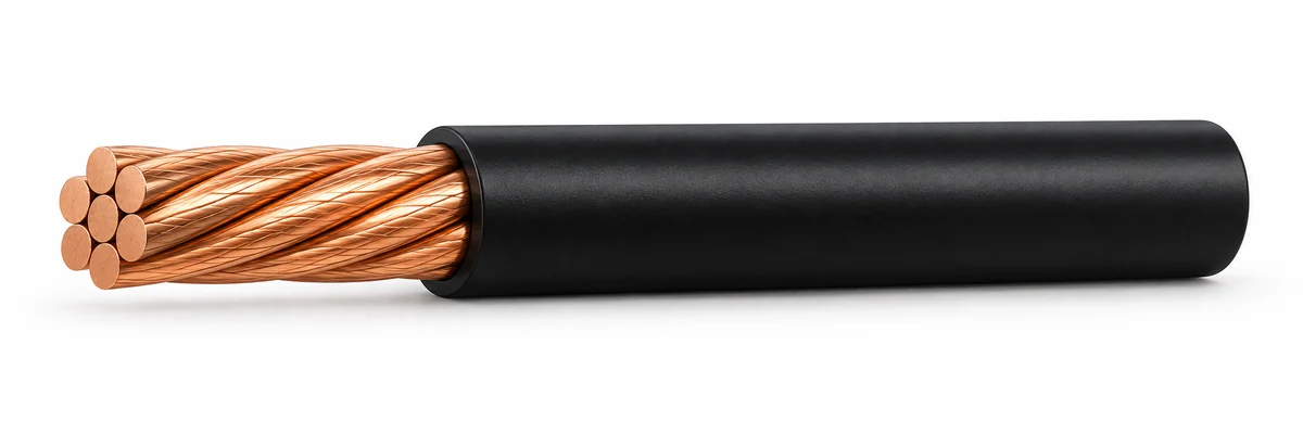 60227 IEC 01 — Stranded conductor with black insulation. Other conductor sizes and colours are specified in the PDF.