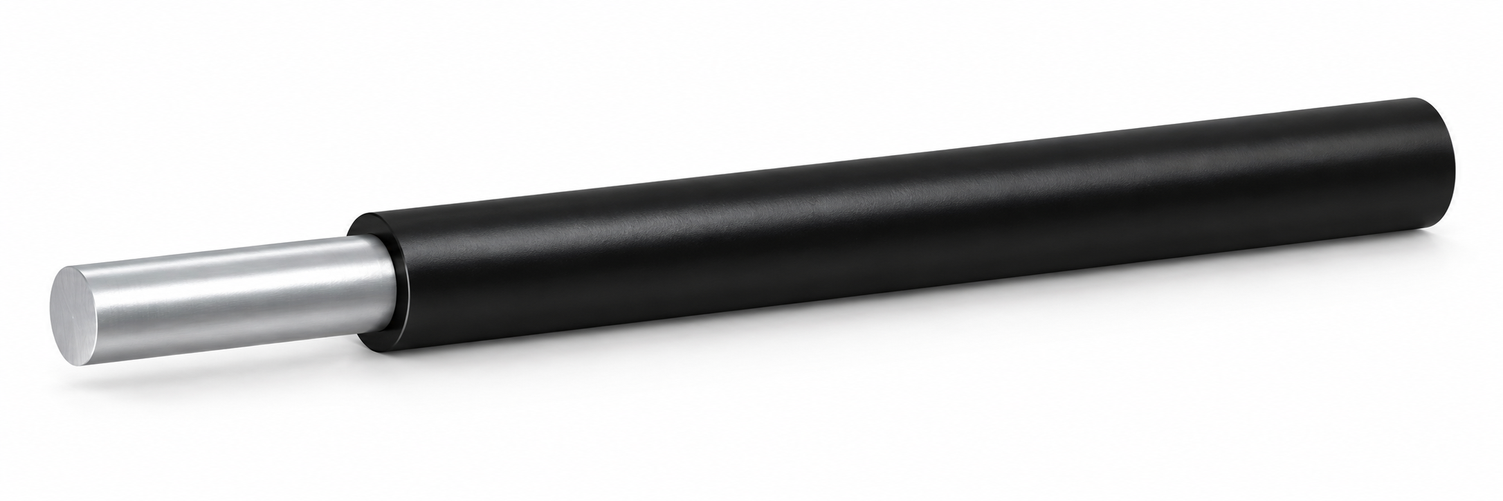 Covered tie wire with one solid aluminium conductor and black covering