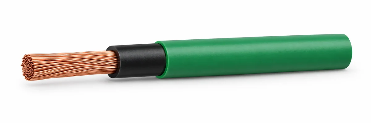 60227 IEC 43 — Single-core example with two insulation layers.